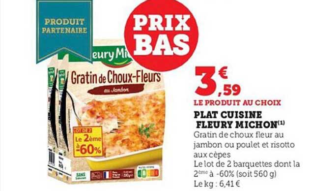 plat cuisiné fleury michon