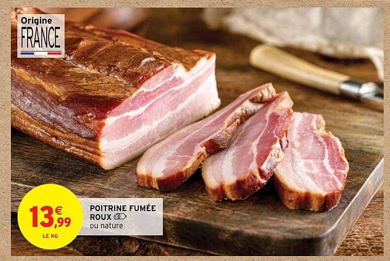 poitrine fumée roux