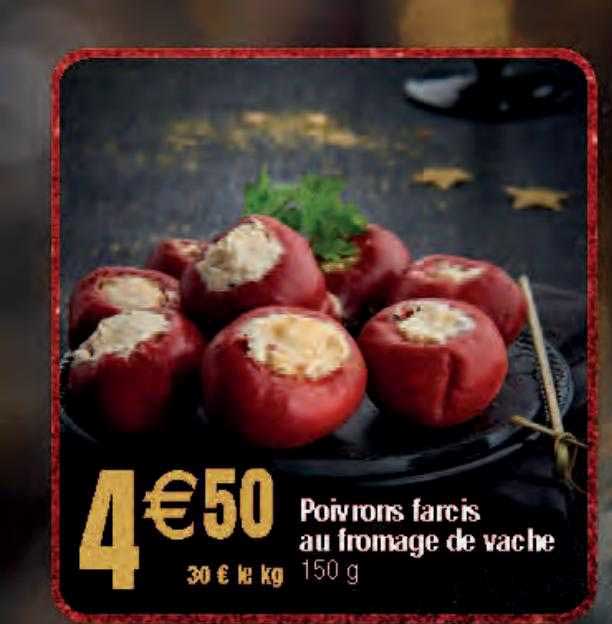 Poivrons Farcis Au Fromage De Vache
