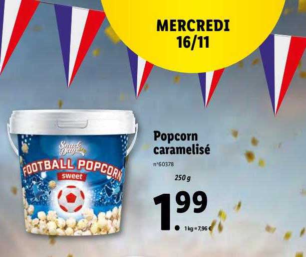 popcorn caramelisé