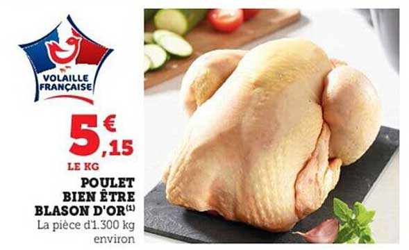 poulet bien être blason d'or