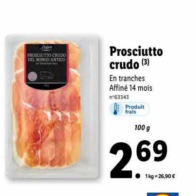 prosciutto crudo deluxe