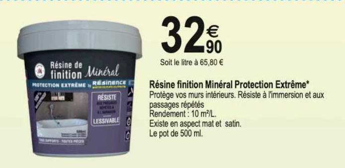 résine finition minéral protection extrême