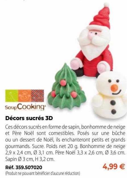 scrap cooking décors sucrés 3d