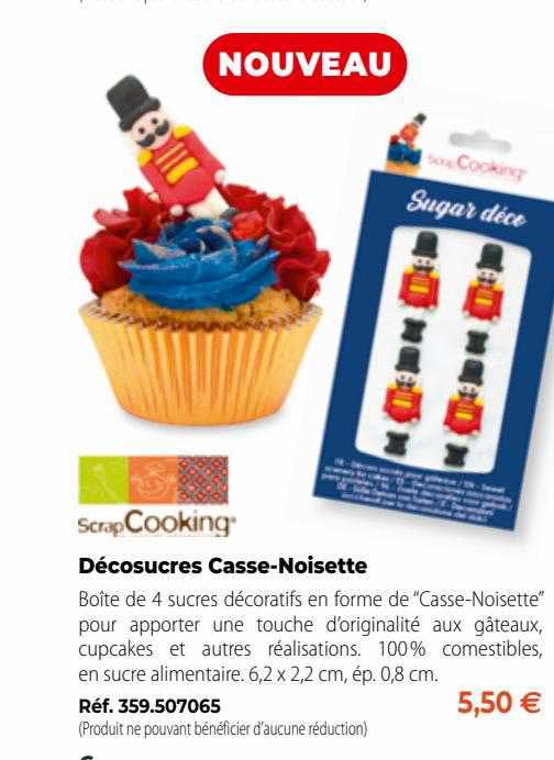 Scrap Cooking Décosucres Casse-noisette