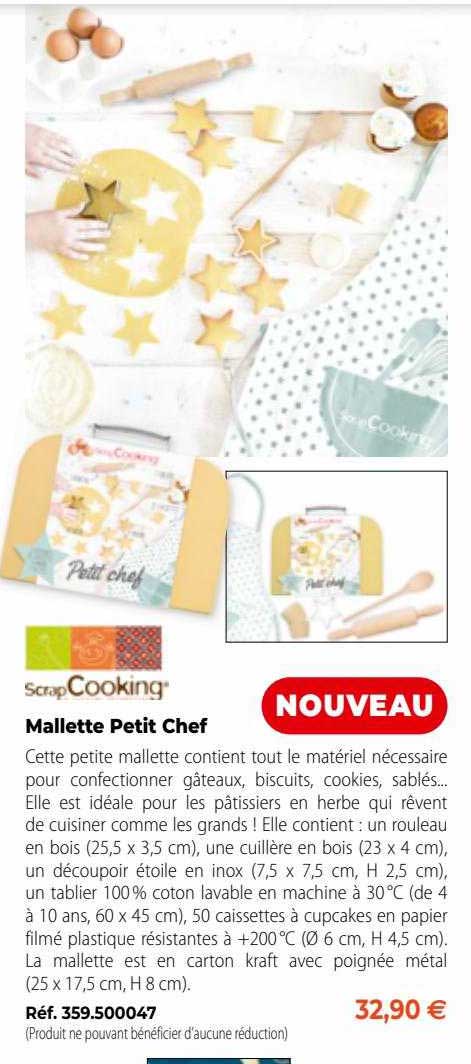 scrap cooking mallette petit chef