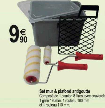 set mur & plafond antigoutte