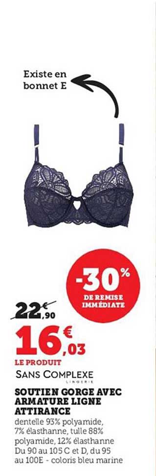 Soutien Gorge Avec Armature Ligne Attirance