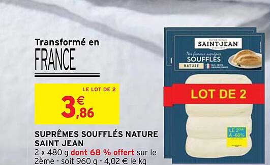 suprêmes soufflés nature saint jean