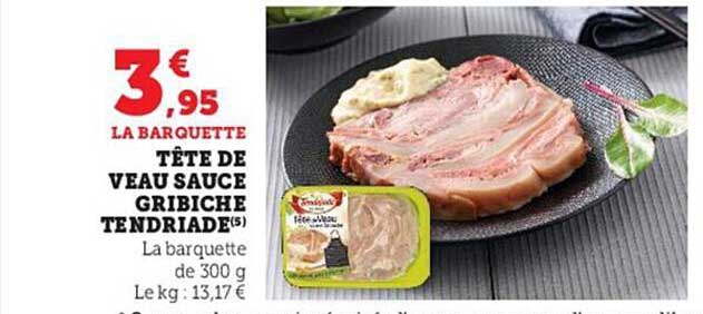 Tête De Veau Sauce Gribiche Tendriade