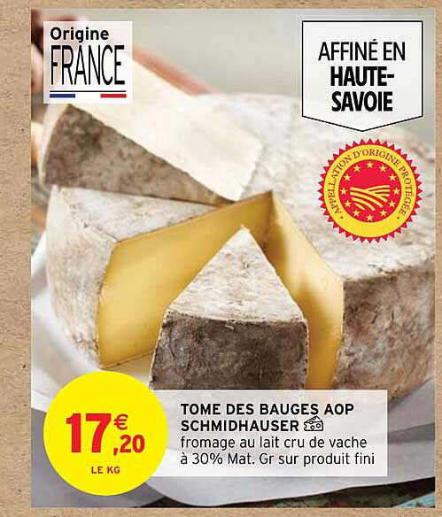 tome des bauges aop schmidhauser