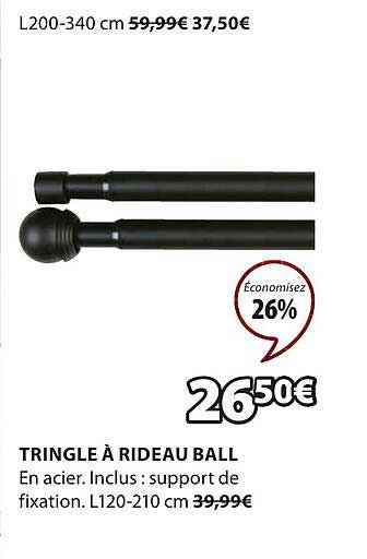Tringle à Rideau Ball