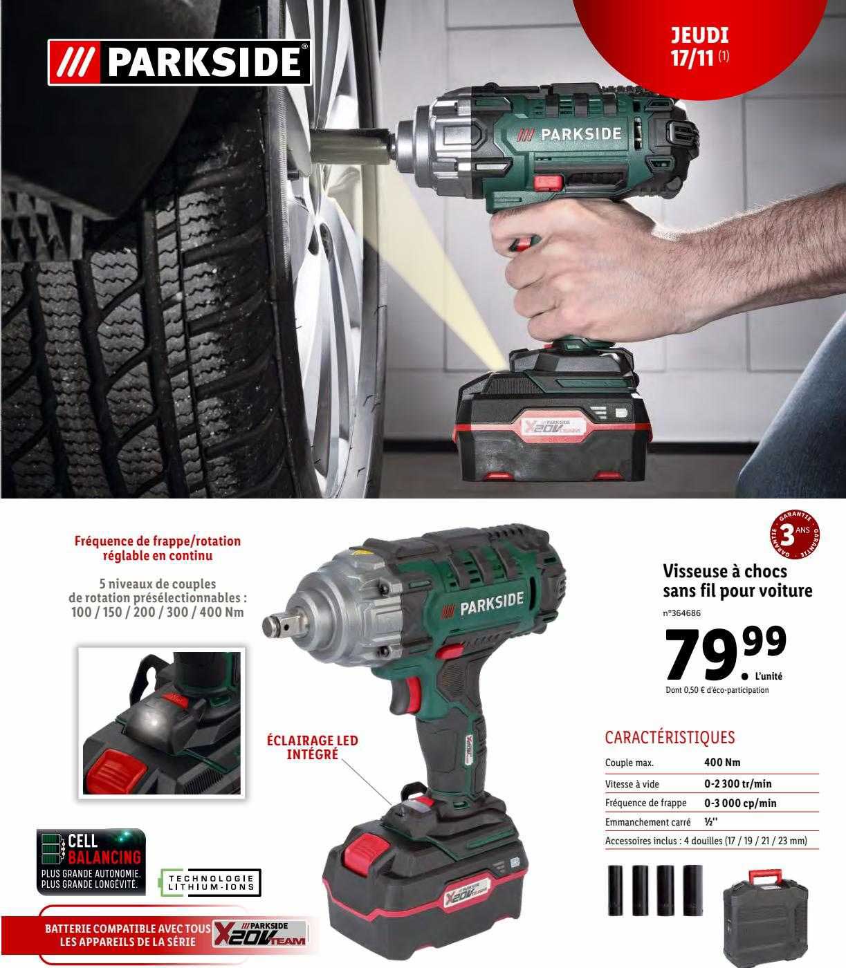 visseuse à chocs sans fil pour voiture