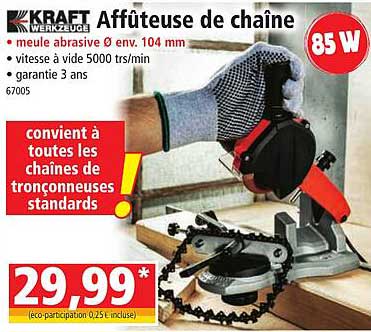affûteuse de chaîne kraft werkzeuge