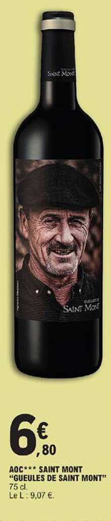 aoc saint mont "gueules de saint mont"