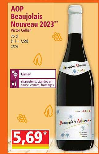 aop beaujolais nouveau 2023 victor cellier