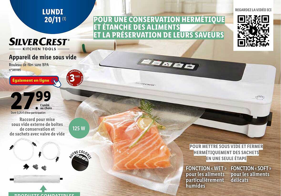 appareil de mise sous vide silvercrest