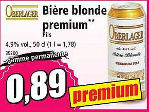 Bière Blonde Premium Oberlager