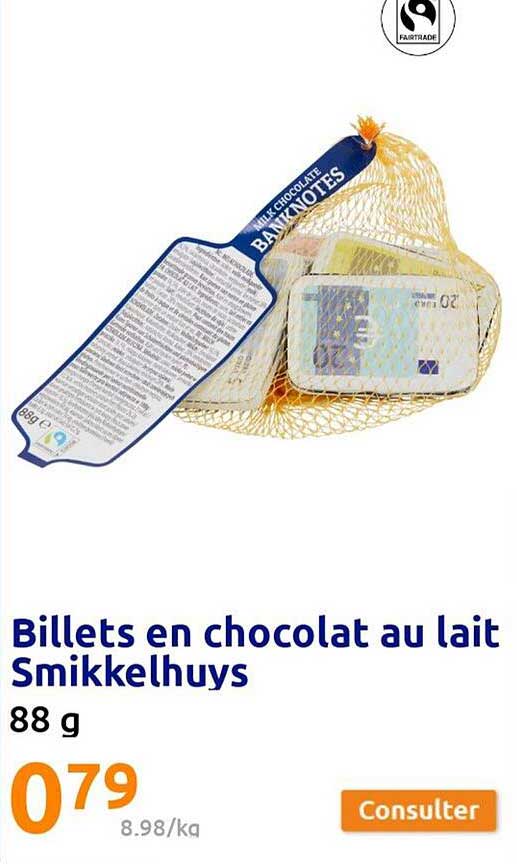 billets en chocolat au lait smikkelhuys