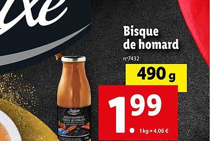 bisque de homard deluxe