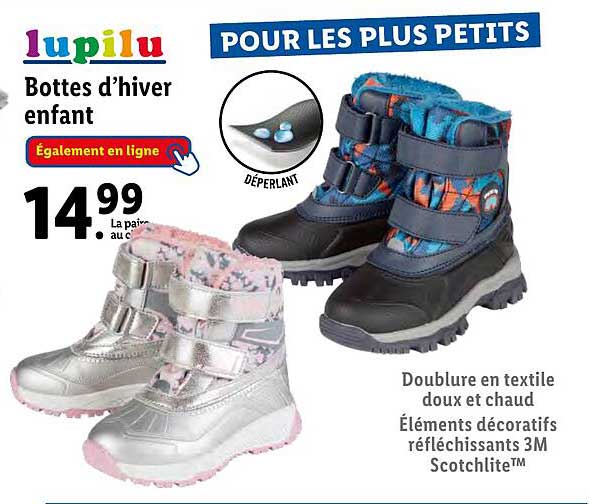 bottes d'hiver enfant lupilu