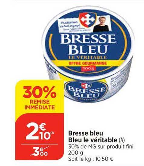 Bresse Bleu Bleu De Véritable