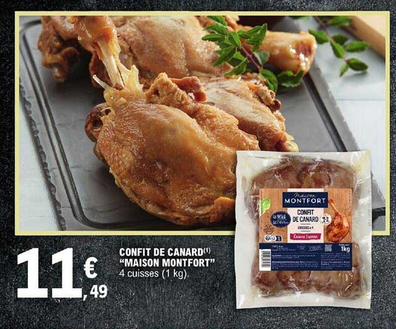 Confit De Canard "maison Montfort"