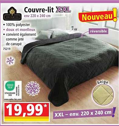 couvre-lit xxl