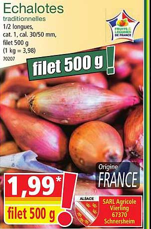 échalotes traditionnelles