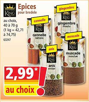 épices pour bredele king