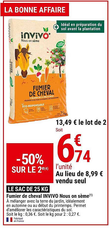 fumier de cheval invivo nous on sème