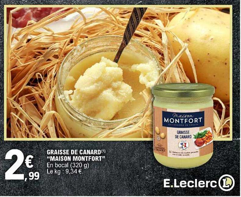 Graisse De Canard "maison Montfort"