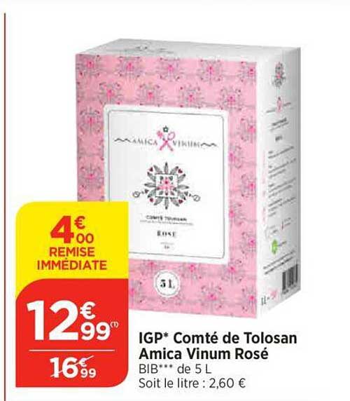 igp comté de tolosan amica vinum rosé