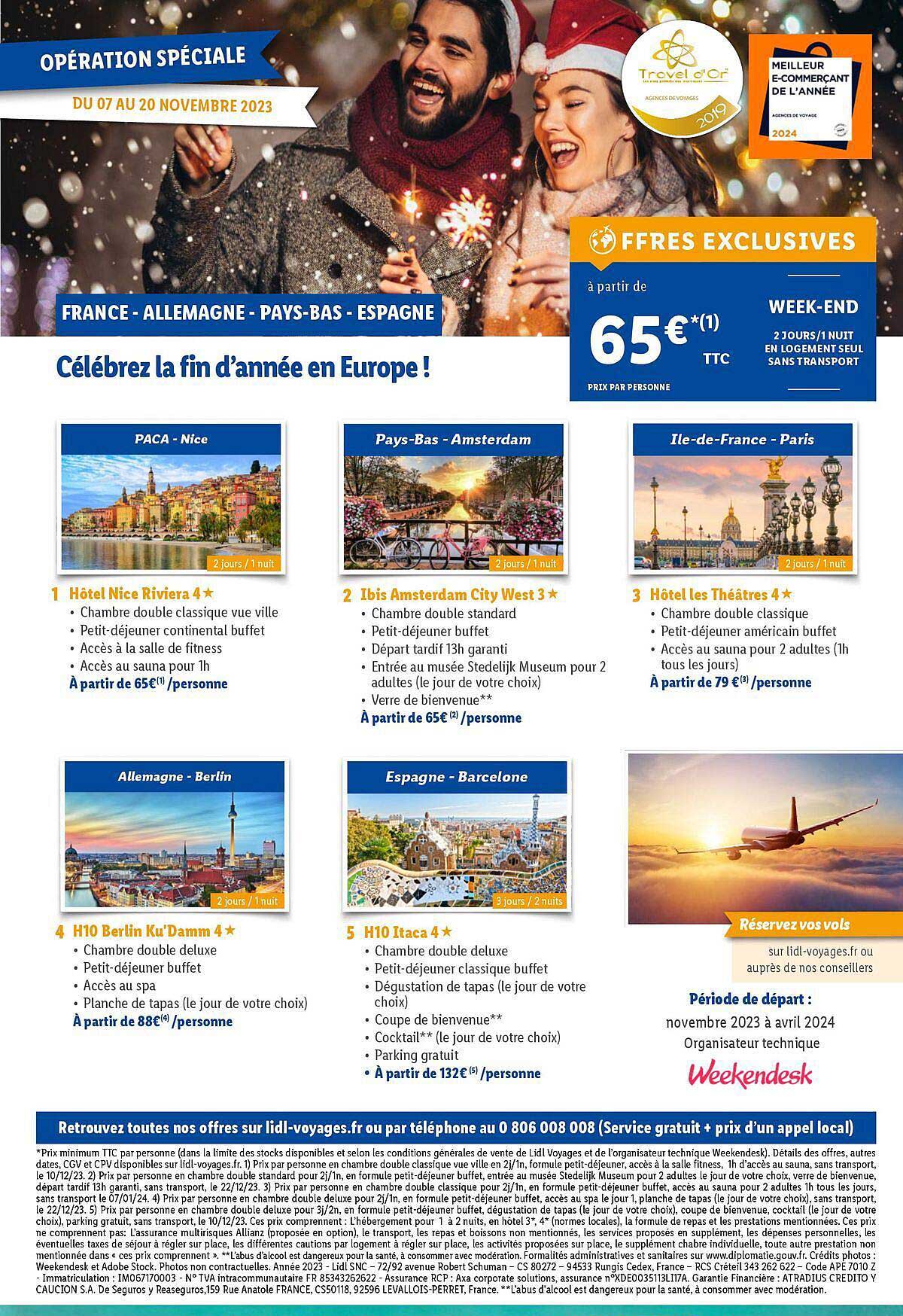 la fin d'année en europe