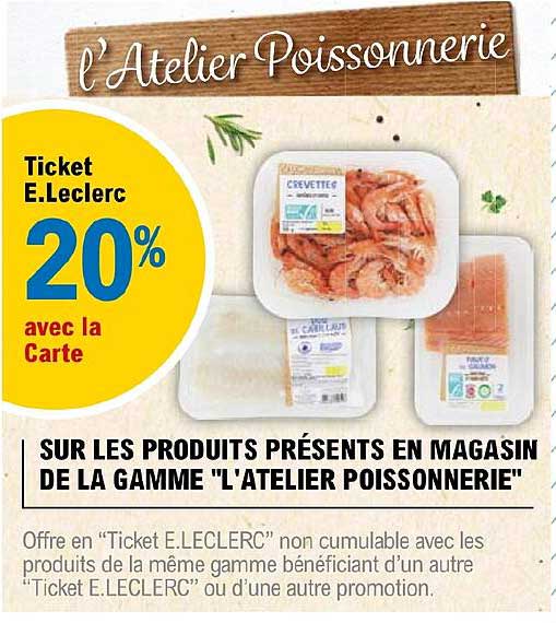 la gamme "l'atelier poissonnerie"