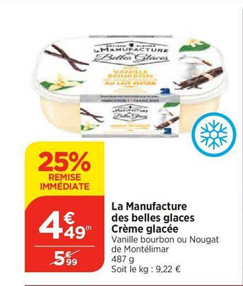 la manufacture des belles glaces crème glacée