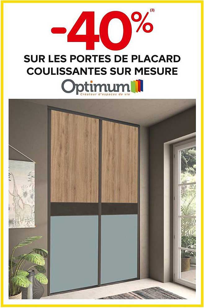 les portes de placard coulissantes sur mesure optimum