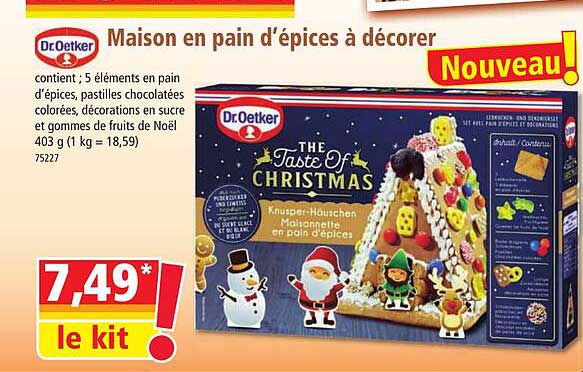 Maison En Pain D'épices à Décorer Dr Oetker
