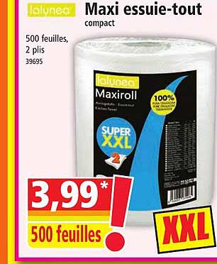 maxi essuie-tout compact lalynea
