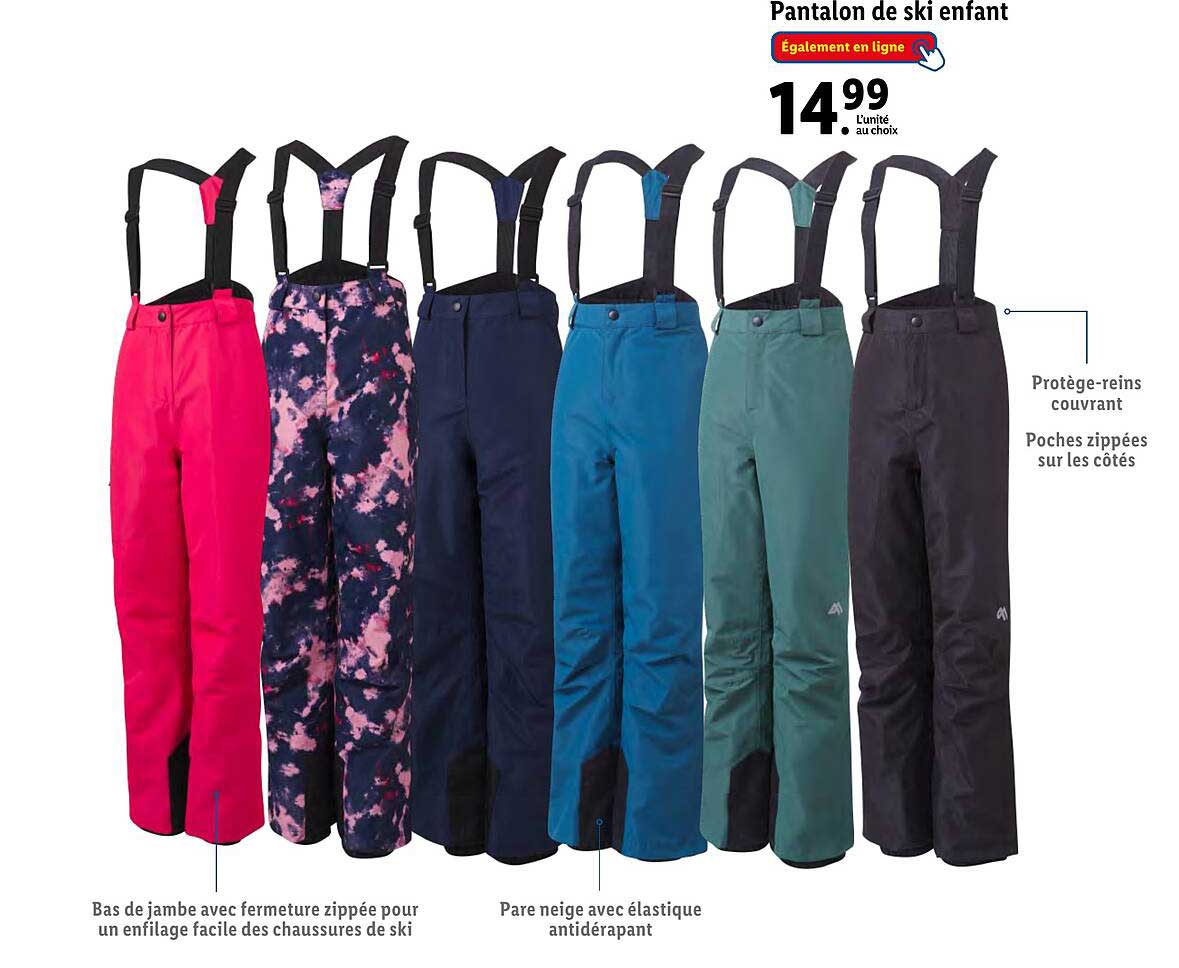 pantalon de ski enfant