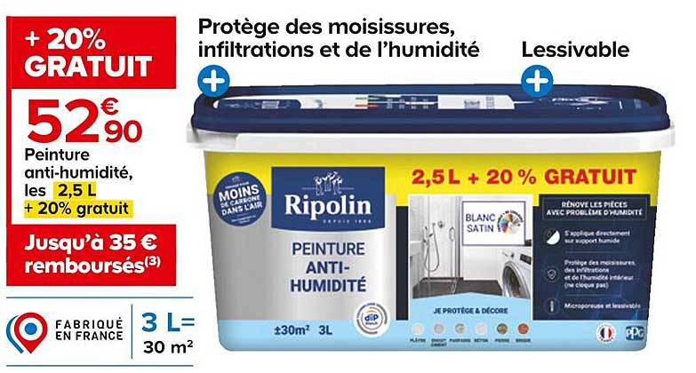 peinture anti-humidité ripolin