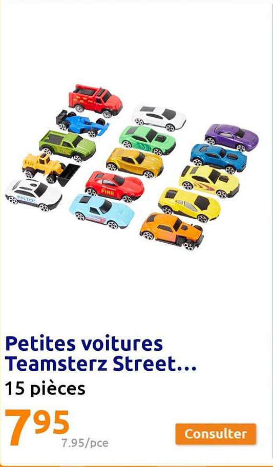 petites voitures teamsterz street