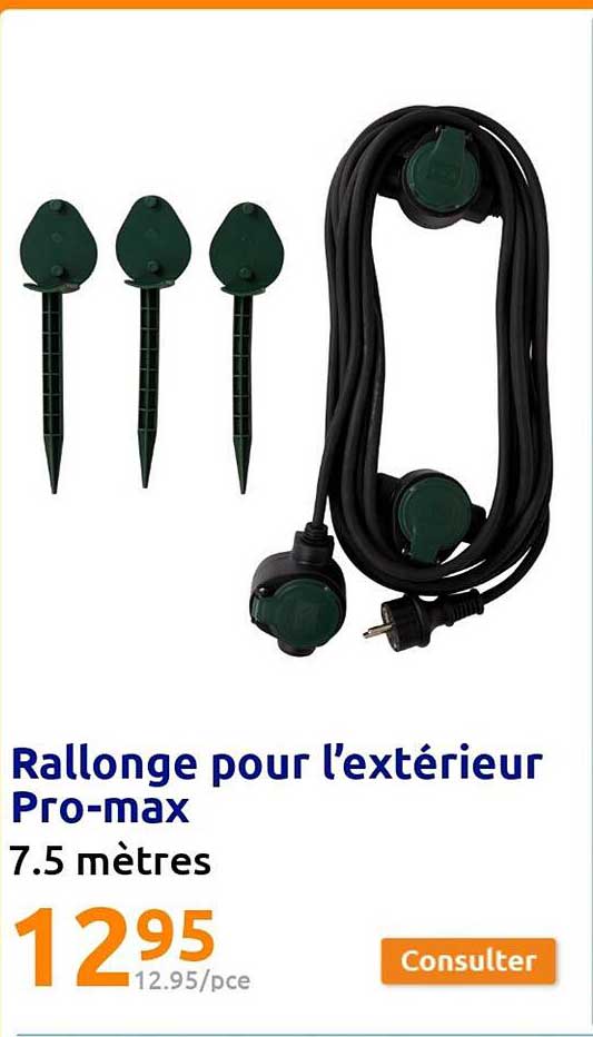 rallonge pour l'extérieur pro-max