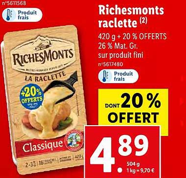 riches monts raclette