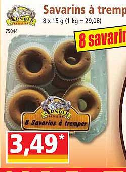 savarins à temper arnold