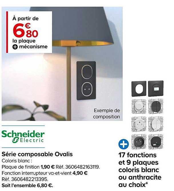 série composable ovalis schneider electric