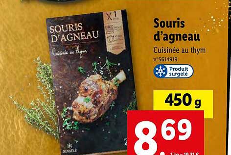 souris d'agneau