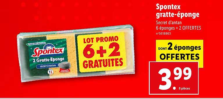 spontex gratte-éponge