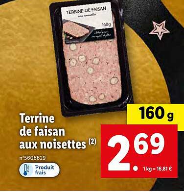 terrine de faisan aux noisettes