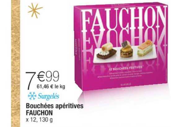 bouchée apéritives fauchon